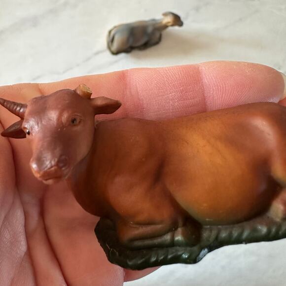 Vintage Nativity Set Joseph Mary Jesus Wise Men shepherd plastic Hong Kong 864 - Picture 5 of 10